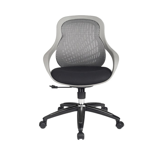 Alphason Croft Mesh Chair - Grey with Adjustable Height