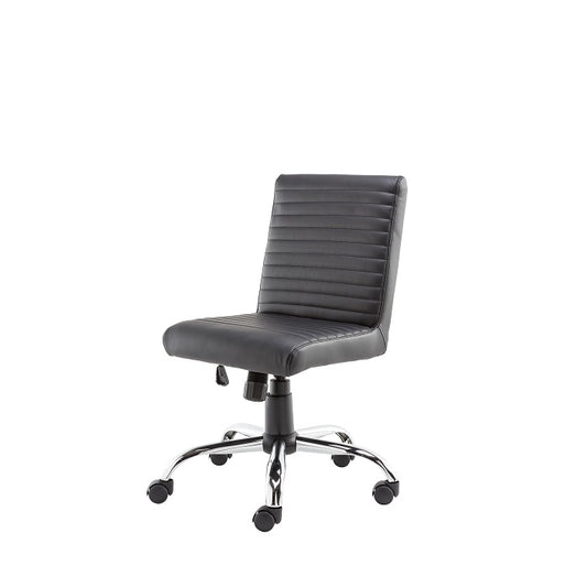 Alphason Lane Chair - Black Faux Leather with Tilt Mechanism