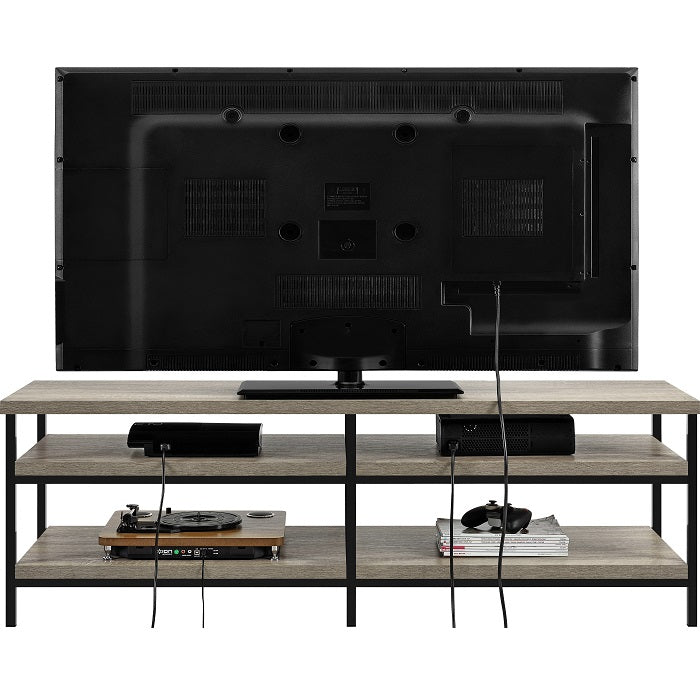 Dorel Elmwood TV Stand, Up to 60" TV's -Modern Design, Grey Oak