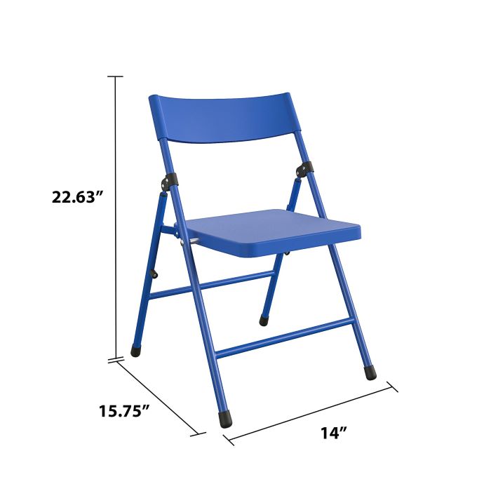 Cosco Safety 1st Pinch-Free, Kids-Sized Chair, 4-Pack - Blue