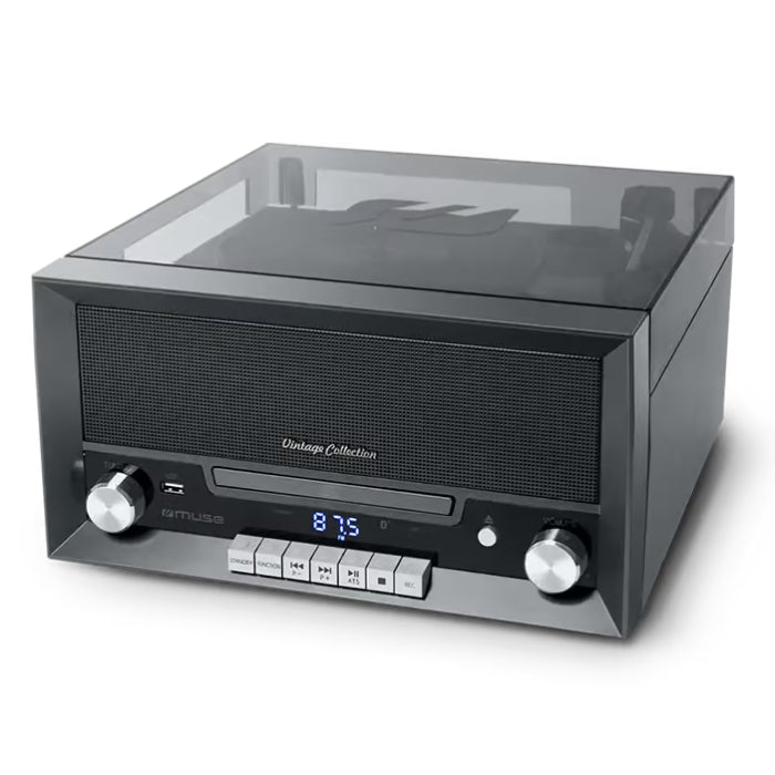 Muse MT-110DS 6-in-1 Turntable, USB, 20W, Bluetooth, CD, FM