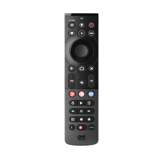 One For All Smart Streamer Remote – IR/BT, Controls 5 Devices