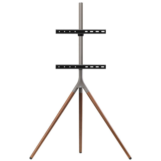 One For All Tripod TV Stand, 32-65" TVs, 360° Swivel, Walnut