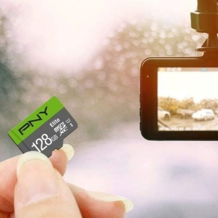 PNY Elite MicroSD 128GB – Class 10, U1, V10, A1, 100MB/s
