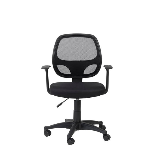Alphason Davis Office Chair with Height Adjustment - Black Mesh