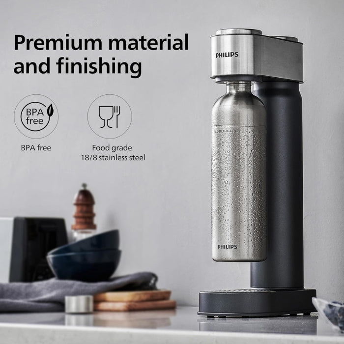 Philips GoZero 1L Metal Bottle – Durable, Stainless Steel