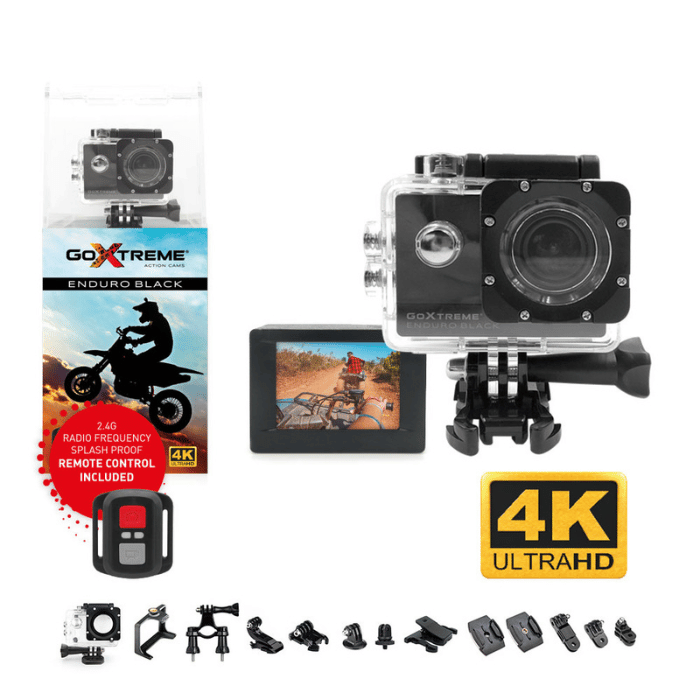 GoXtreme Enduro 2.7K Action Cam, Waterproof, WiFi, 170° Wide