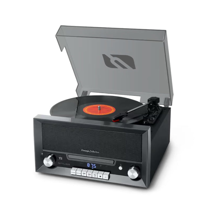 Muse MT-110DS 6-in-1 Turntable, USB, 20W, Bluetooth, CD, FM
