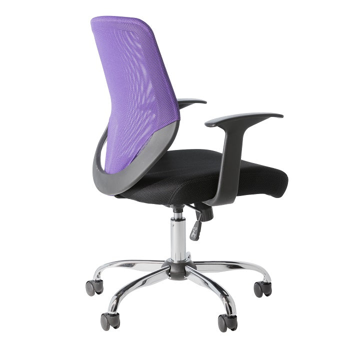 Alphason Atlanta Mesh Chair - Black & Purple, Adjustable Features