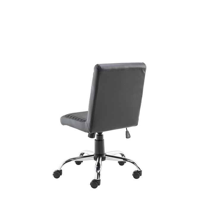 Alphason Lane Chair - Black Faux Leather with Tilt Mechanism