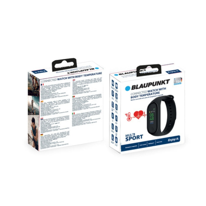 Blaupunkt Fitness Tracker & Heart Rate, Sleep Monitor – Black