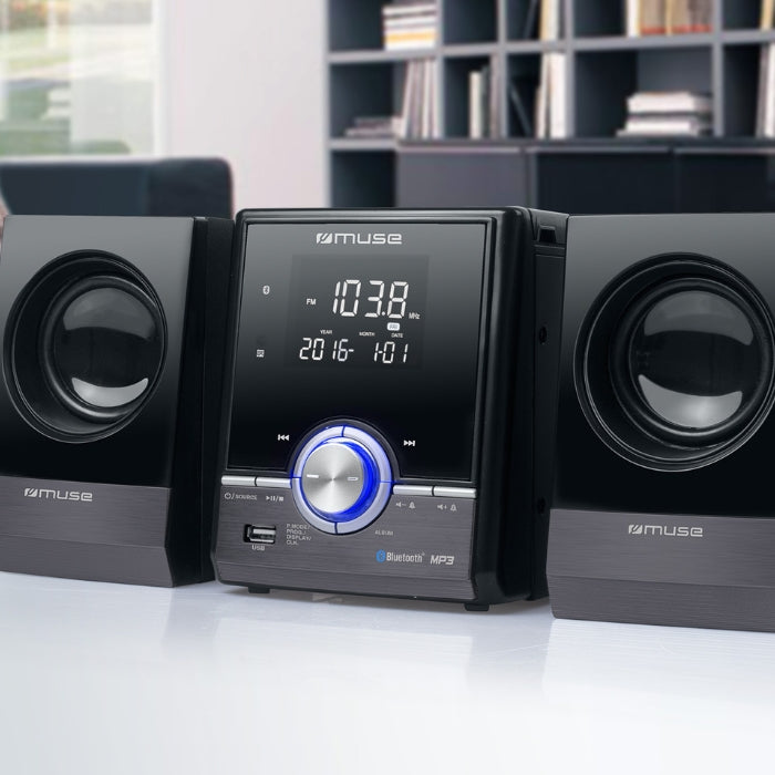 Muse Micro System – CD/MP3, USB, Bluetooth, FM, 2x10W