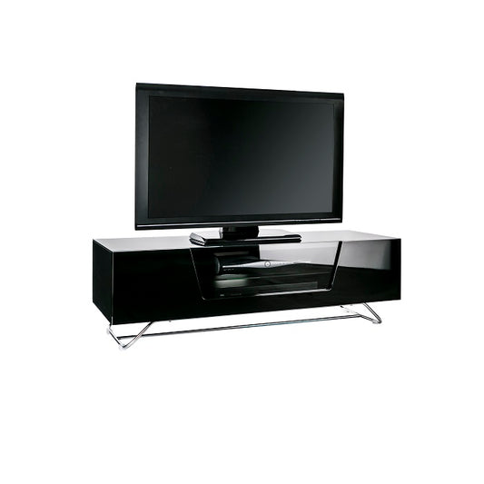 Alphason Chromium 2 TV Stand, 1200 Wide, Up to 55" TV's - Black