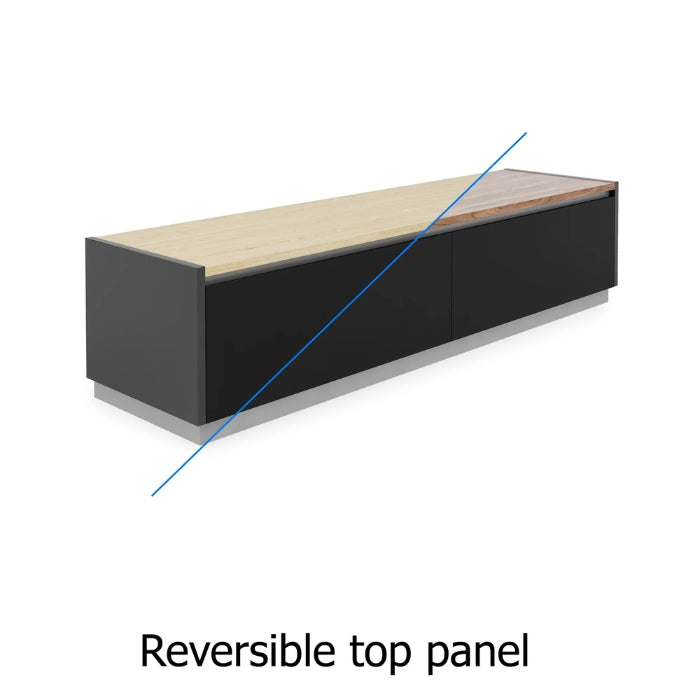 Alphason Horizon TV Stand, 1600 Wide, Reversible Top, Up to 70"