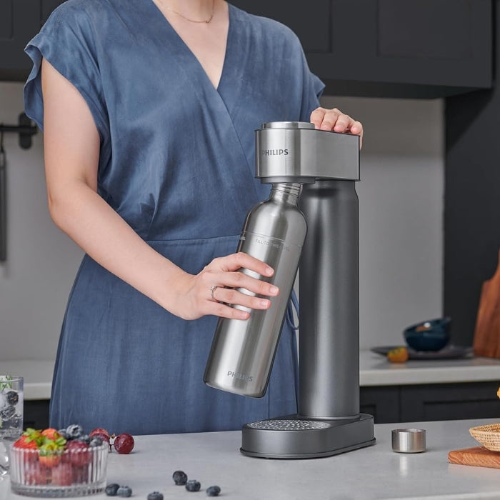 Philips GoZero 1L Metal Bottle – Durable, Stainless Steel