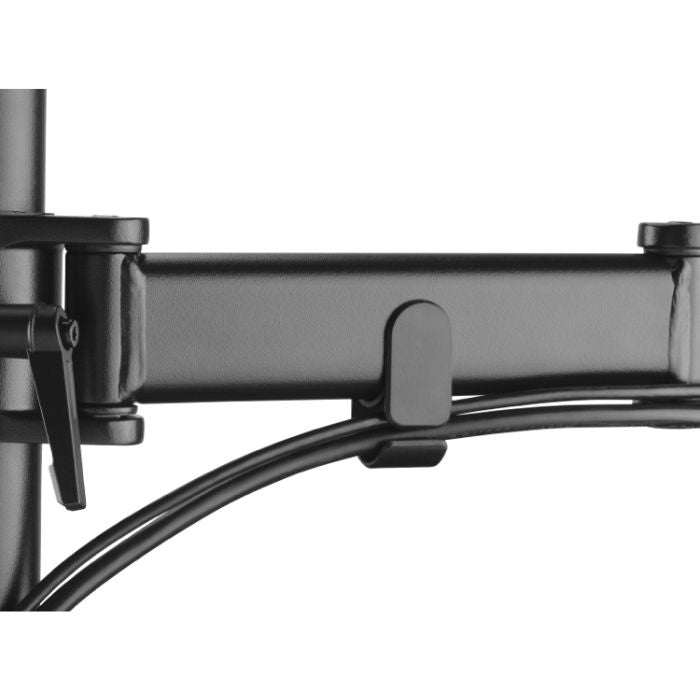 One For All Dual Monitor Arm – 13"-32", Adjustable Height, Black