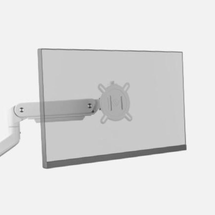 One For All Single Monitor Arm – 13-35", Adjustable Height, White