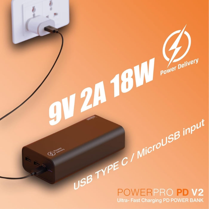 Verico Powerbank 30000mAh – Super-Fast Charging, Dual Output