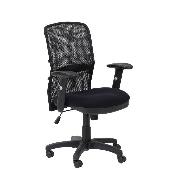 Alphason Dakota Mesh Chair - Black with Adjustable Features