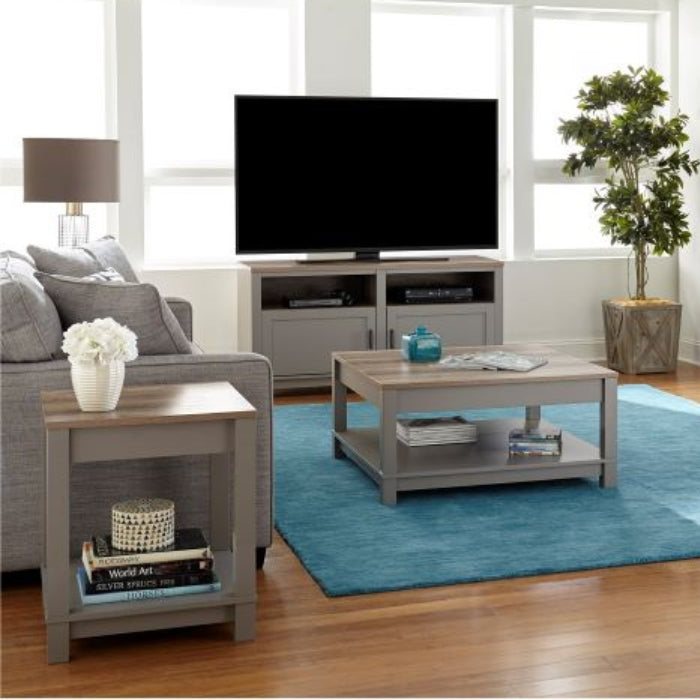 Ameriwood Home Carver TV Stand – Up to 60" TVs, Storage - Grey