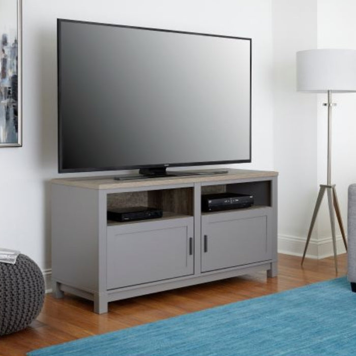 Ameriwood Home Carver TV Stand – Up to 60" TVs, Storage - Grey