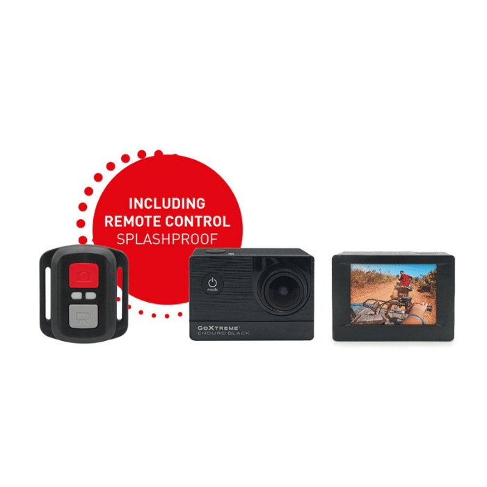 GoXtreme Enduro 2.7K Action Cam, Waterproof, WiFi, 170° Wide
