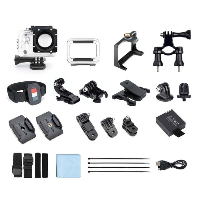 GoXtreme Enduro 2.7K Action Cam, Waterproof, WiFi, 170° Wide