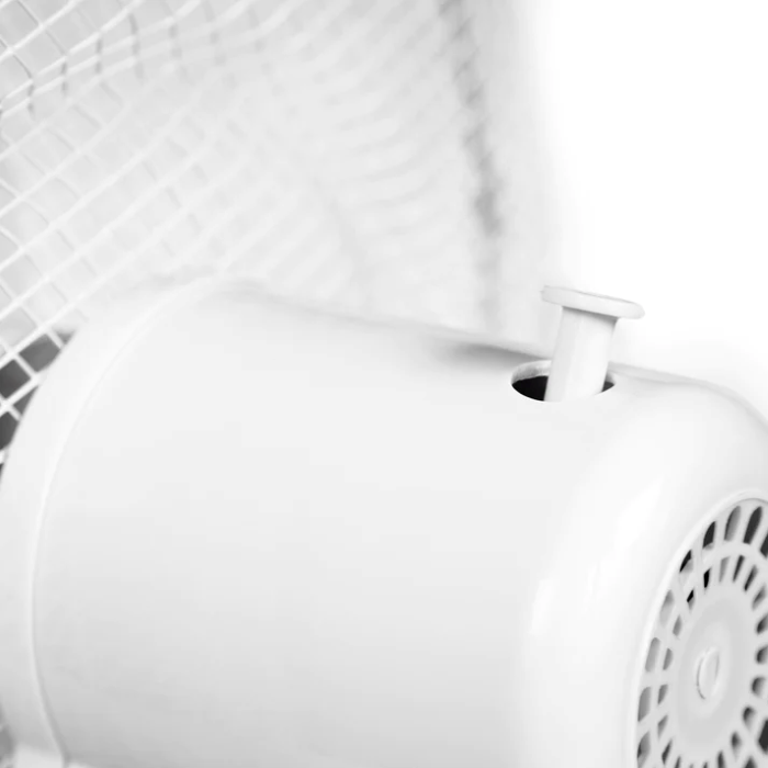 Trebs Pedestal Fan 40 cm, 50W, Adjustable Height – White