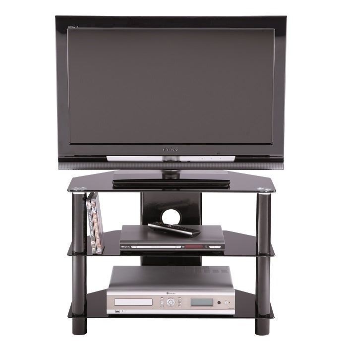 Alphason Essentials TV Stand, 800 Wide, Up to 36" TV's - Black
