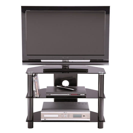 Alphason Essentials TV Stand, 800 Wide, Up to 36" TV's - Black