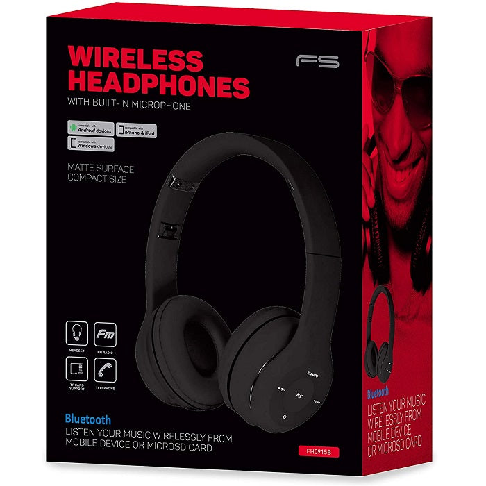 Detalco Wireless 3.0 Bluetooth Headset - Built-In Mic, MicroSD reader