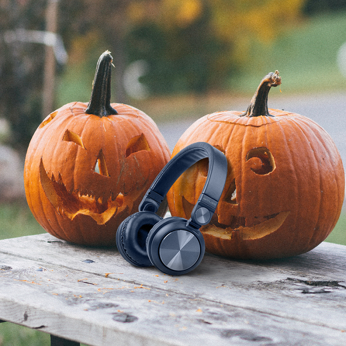Muse Wireless BT Stereo Headphones – 10H Battery, Blue