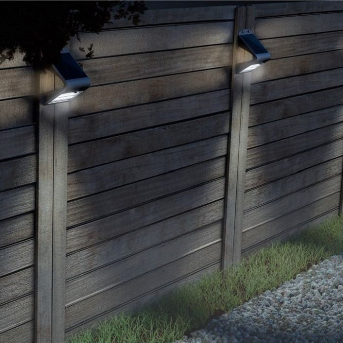 Goobay LED Solar Wall Light, 1.5W with Motion Sensor - Black