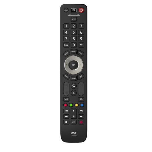 One For All Evolve 2 Devices Universal Remote Control, Smart Button