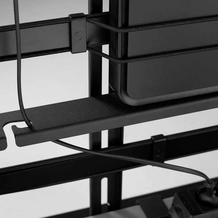 One For All Falcon TV Stand for 32-70" TVs, Walnut & Gun Metal