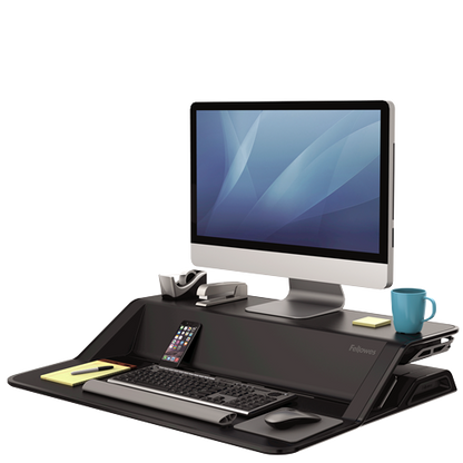 Fellowes Lotus Sit-Stand Workstation - Black - 7901