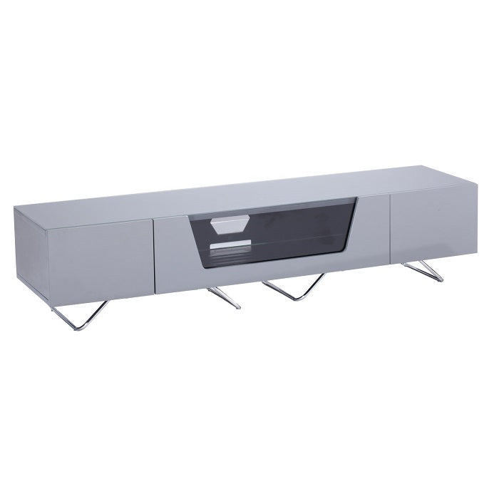 Alphason Chromium Cab TV Stand, 1600 Wide, Up to 72" TV's - Grey - 1/2CRO2-1600CB-GRY