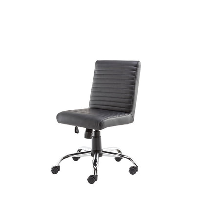 Alphason Lane Chair - Black Faux Leather - AOC21086BLK