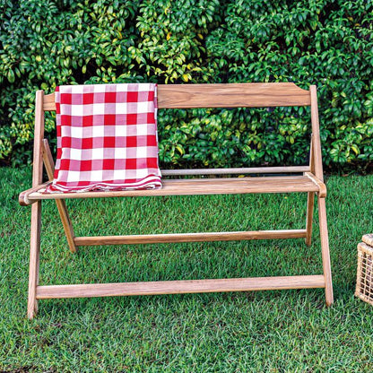 Tramontina Teak Wood Foldable Bench, 2/3 Seater - 13926/052