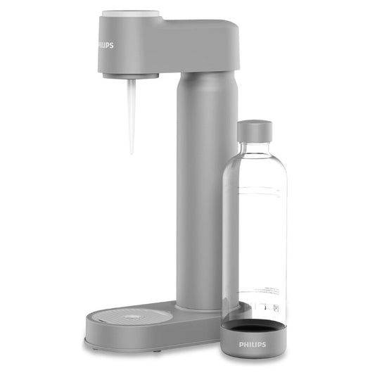 Philips GoZero LITE Soda Maker + Bottle & CO2 Cylinder, Grey