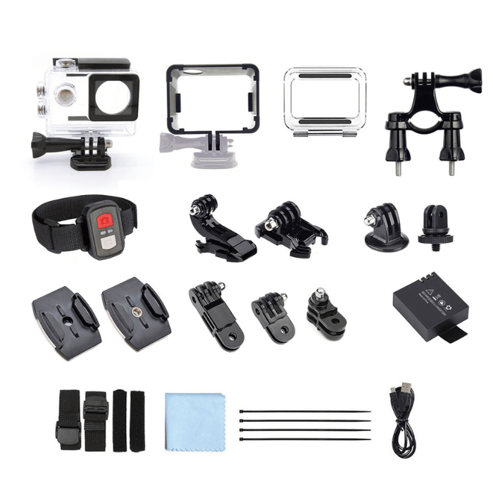 GoXtreme Vision DUO 4K Action Cam, Dual Display, Waterproof