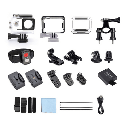 GoXtreme Vision DUO 4K Action Cam, Dual Display, Waterproof