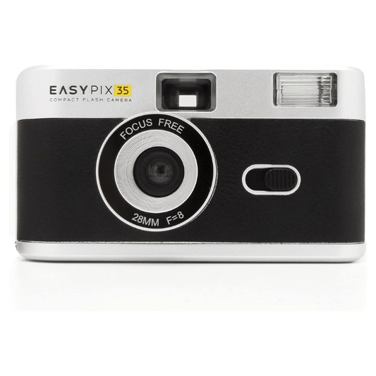 Easypix 35 Reloadable Film Camera, Retro Style, Built-in Flash