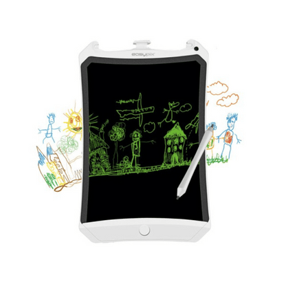 Easypix Kids Magic LCD Board 21.5 cm (8.5 Inch) Magnetic Attachment, Stylus Pen, Lock Button, White - 62000