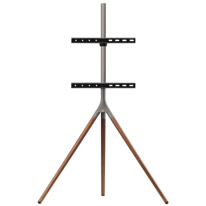 One For All Tripod TV Stand, 32-65" TVs, 360° Swivel, Walnut