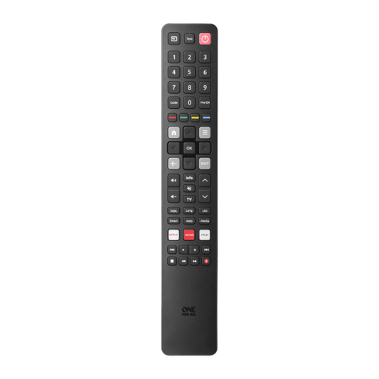 One for All - TCL / Thomson TV Replacement Remote Control, IR, Learning Feature, 3 Shortcut keys for Streaming Apps - URC4922