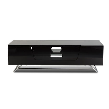 Alphason Chromium 2 TV Stand, 1200 Wide, Up to 55" TV's - Black - CRO2-1200CB-BLK