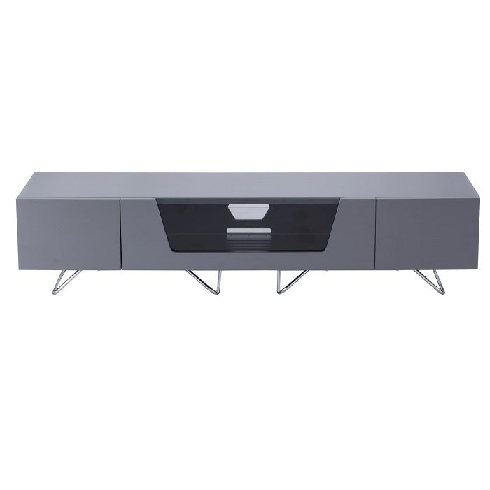 Alphason Chromium Cab TV Stand, 1600 Wide, Up to 72" TV's - Grey - 1/2CRO2-1600CB-GRY