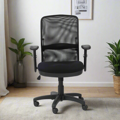 Alphason Dakota Mesh Chair - Black - AOC9200-M