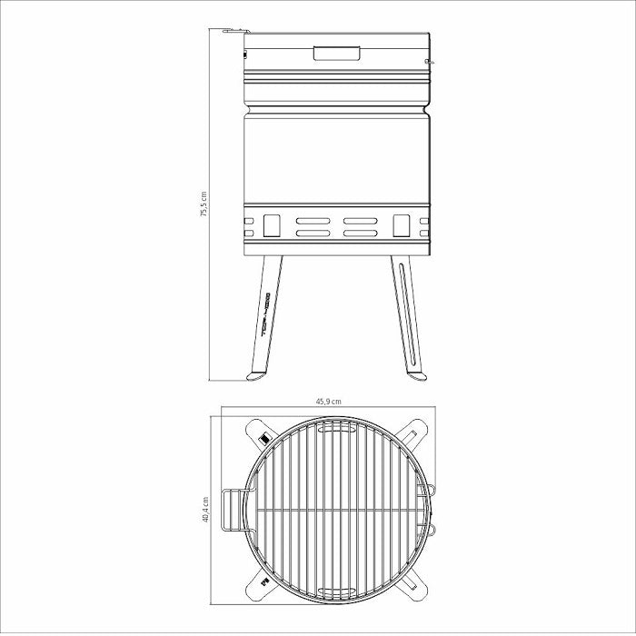 Tramontina Beer Barrel Grill BBQ - 26500/006